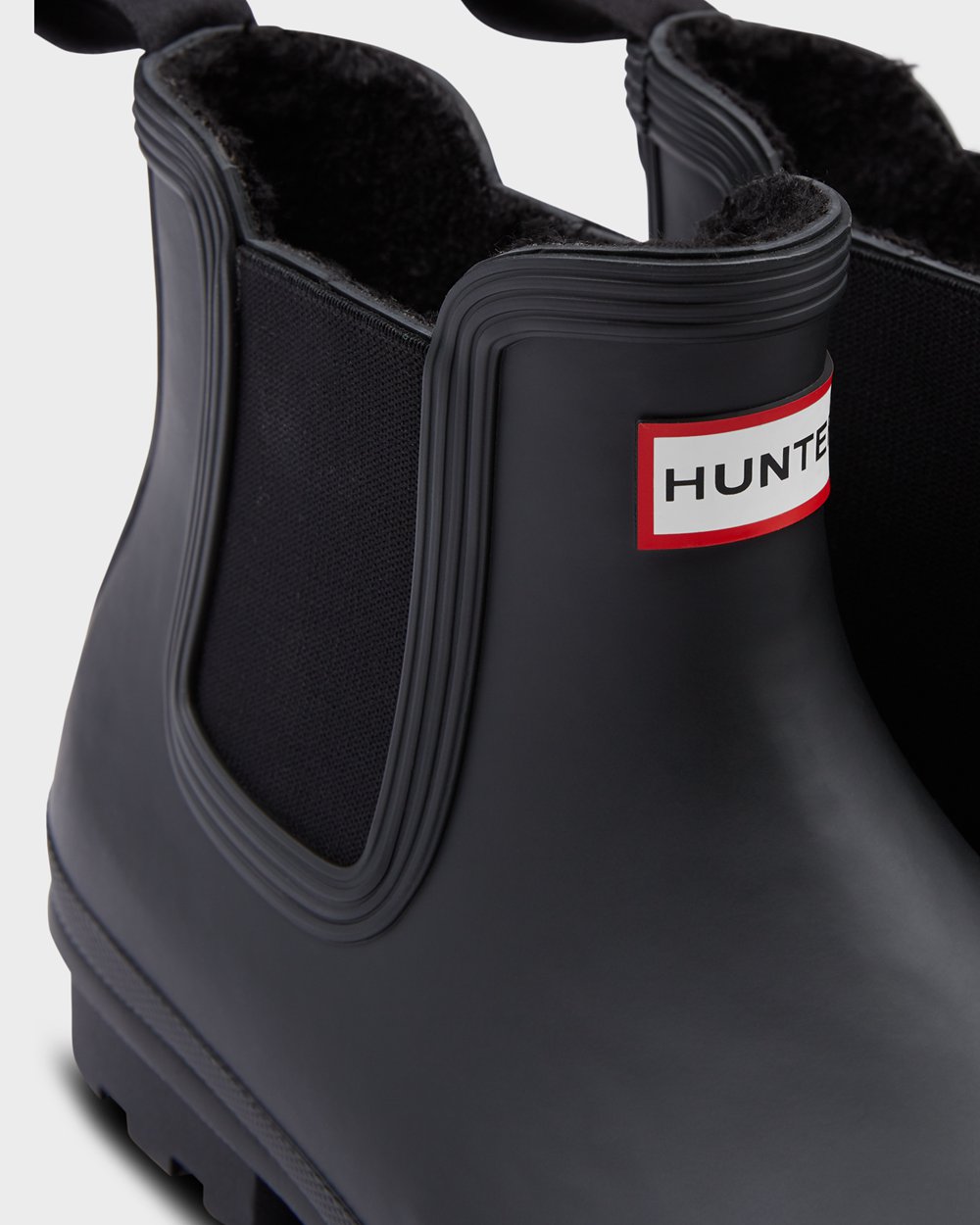 Mens Hunter Original Insulated - Chelsea Boots Black - 7283-WIUQV